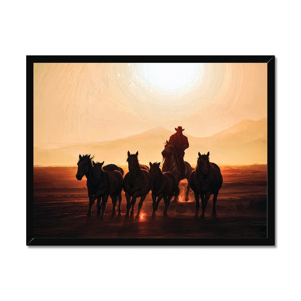 Saddle & Spirit 1 - New Framed Print by doingly