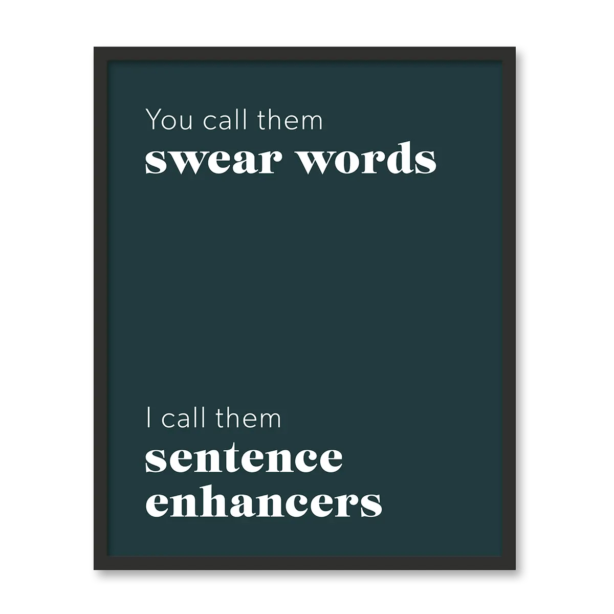 Sentence Enhancers 1 - Tile Wall Tile by doingly
