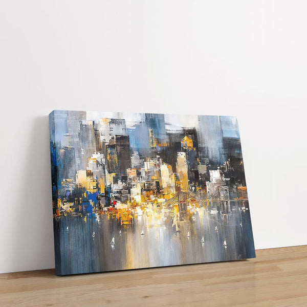 Skyline Dreams 1 - Abstract Canvas Print by doingly