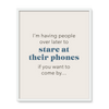 Stare At Phones 3 - Laugh Art Tile by doingly