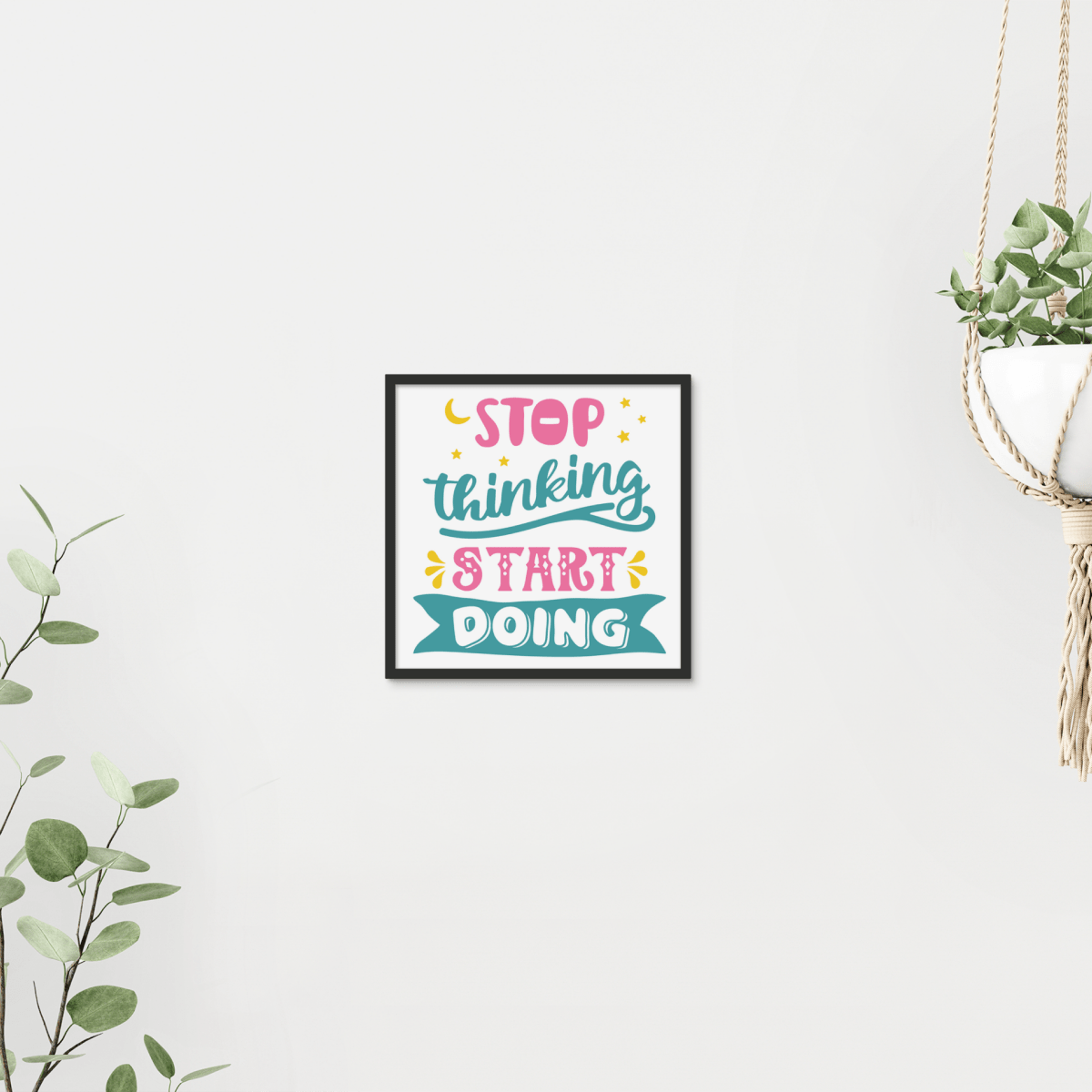 Stop Thinking. Start Doing. 5 - New Wall Tile by doingly