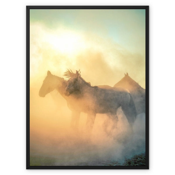 Sunset Roundup 8 - Animal Canvas Print by doingly