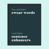Swear Words 1 - Laugh Art Tile by doingly
