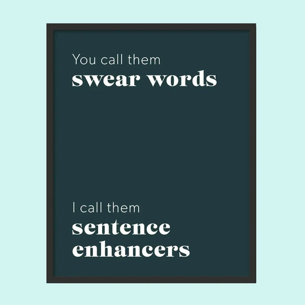 Swear Words 1 - Laugh Art Tile by doingly