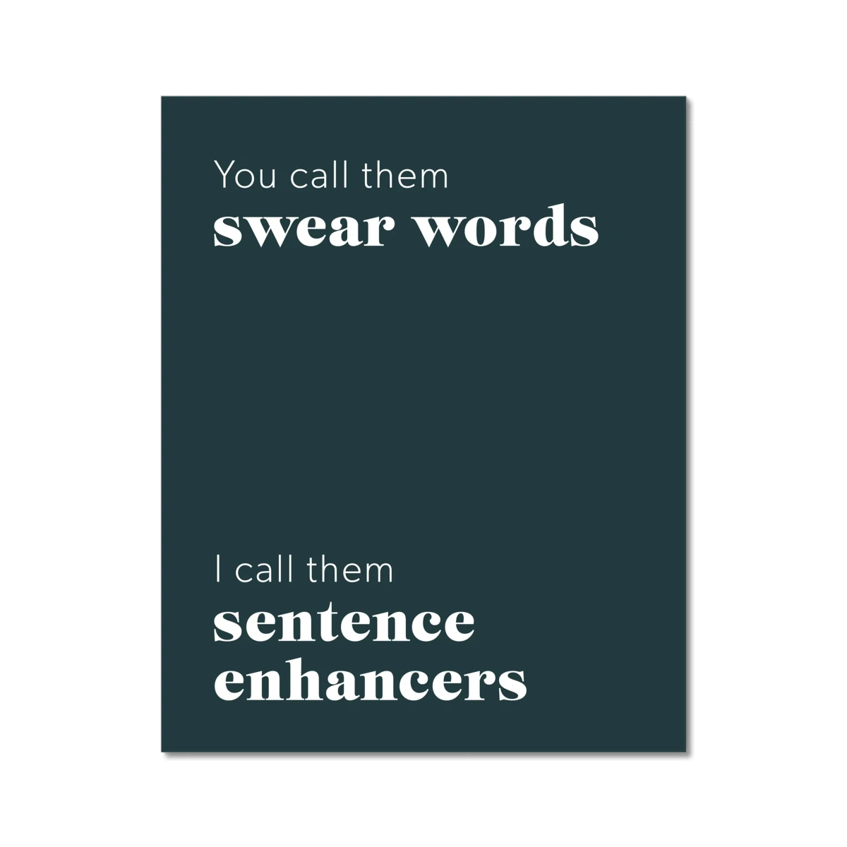 Swear Words 2 - Laugh Art Tile by doingly