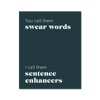 Swear Words 2 - Laugh Art Tile by doingly