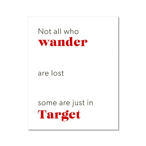 Target Wanderer 2 - Laugh Art Tile by doingly