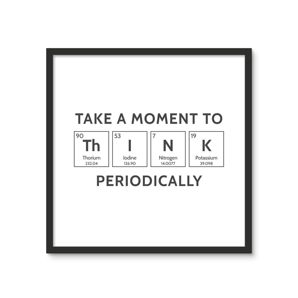 The element of THINK 3 - Element Wall Tile by doingly