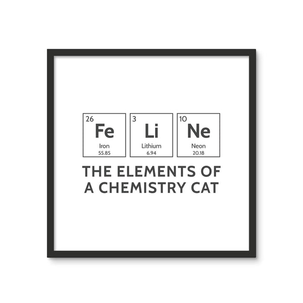 The elements of FELINE 3 - Periodic Wall Tile by doingly