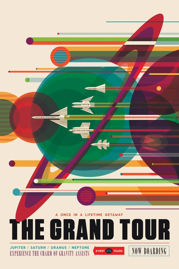 The Grand Tour 2 - NASA Classic Print by doingly
