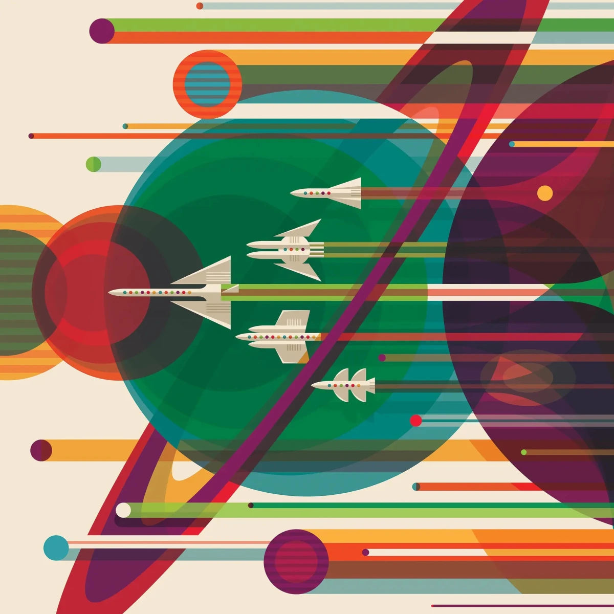 The Grand Tour 2 - NASA Classic Print by doingly