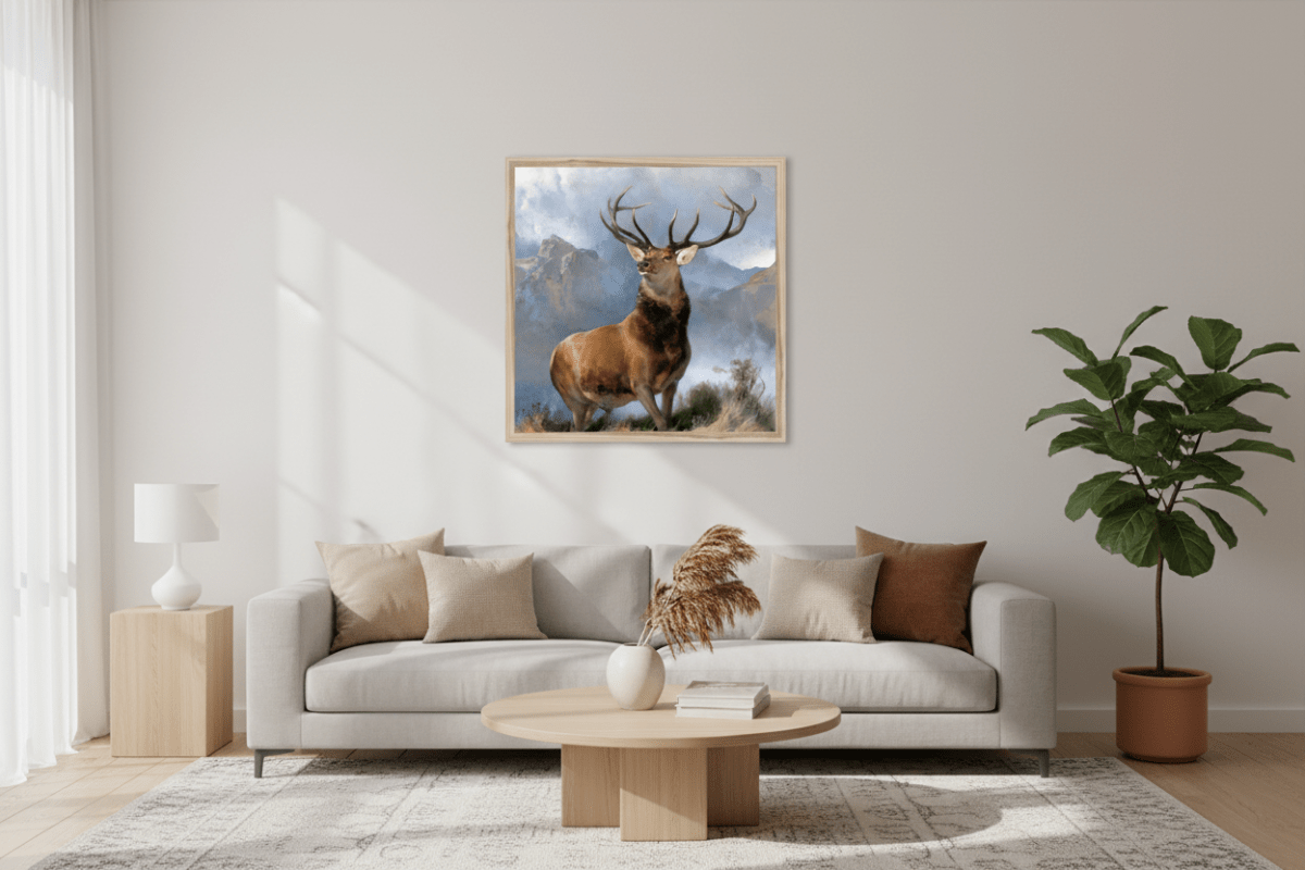 The Monarch of the Glen 2 - Animal Fine art by doingly