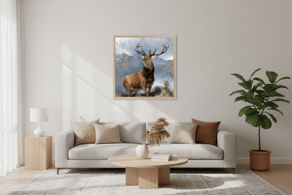The Monarch of the Glen 2 - Animal Fine art by doingly