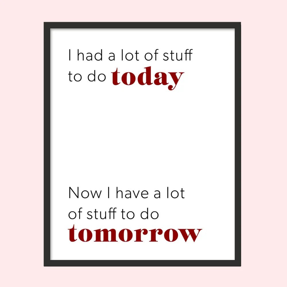 Today & Tomorrow 1 - Laugh Art Tile by doingly