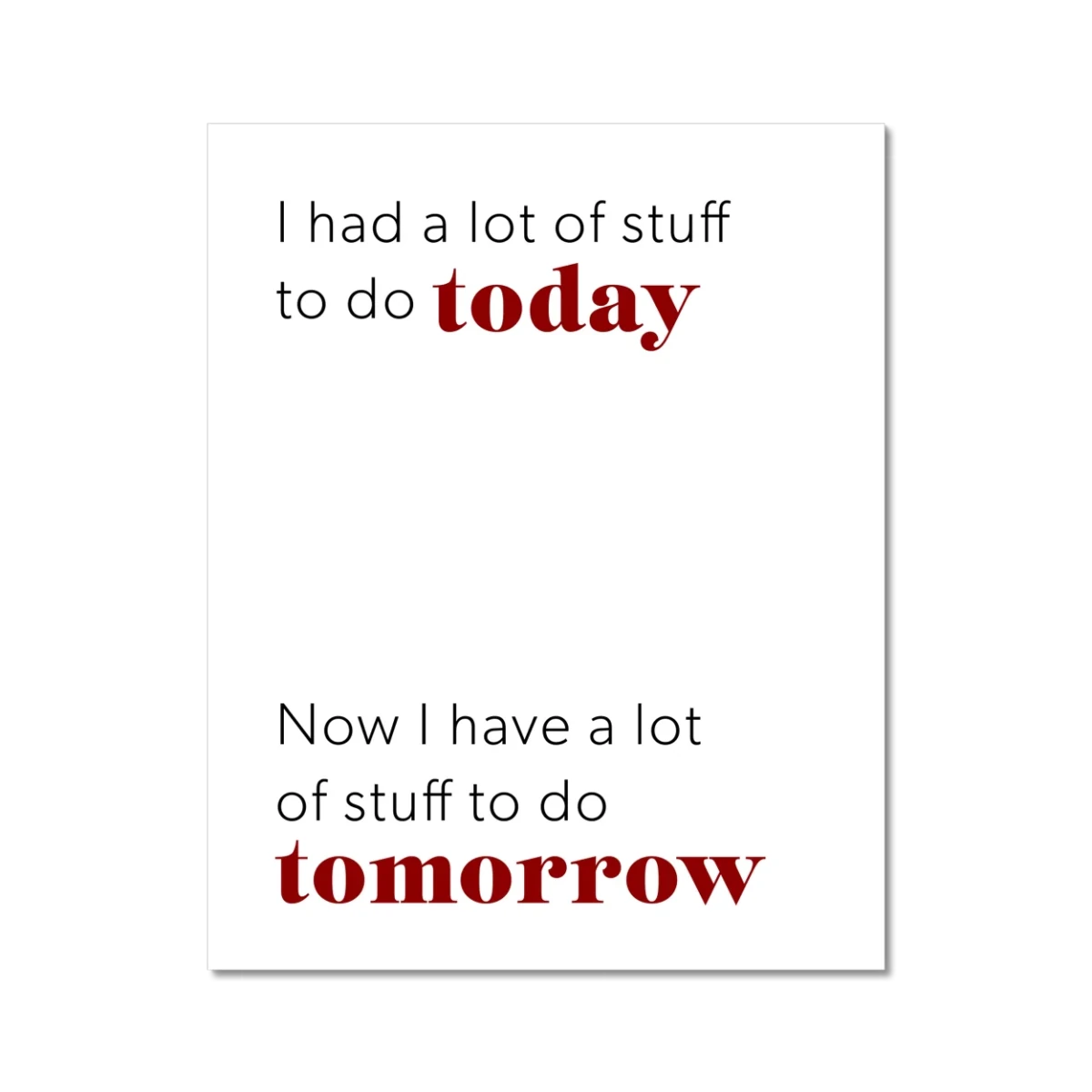 Today & Tomorrow 2 - Laugh Art Tile by doingly