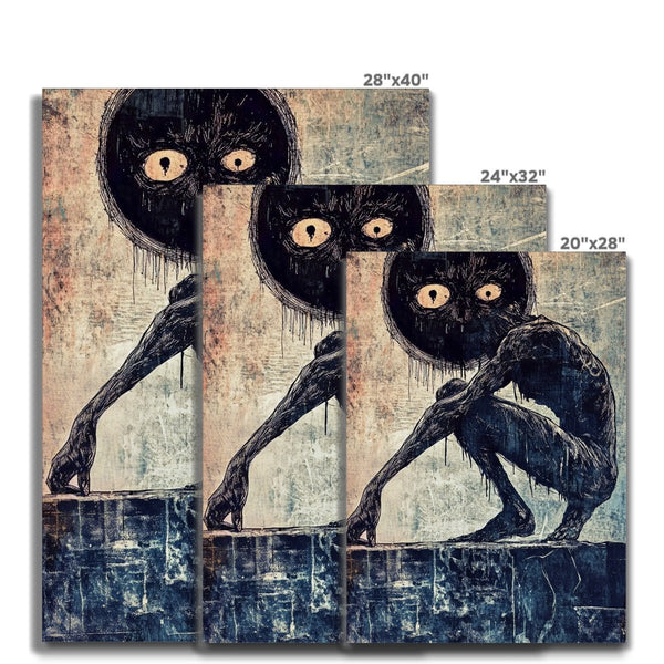 Visionary Proportions 9 - Macabre Canvas Print by doingly