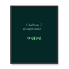 Weird 3 - Laugh Art Tile by doingly