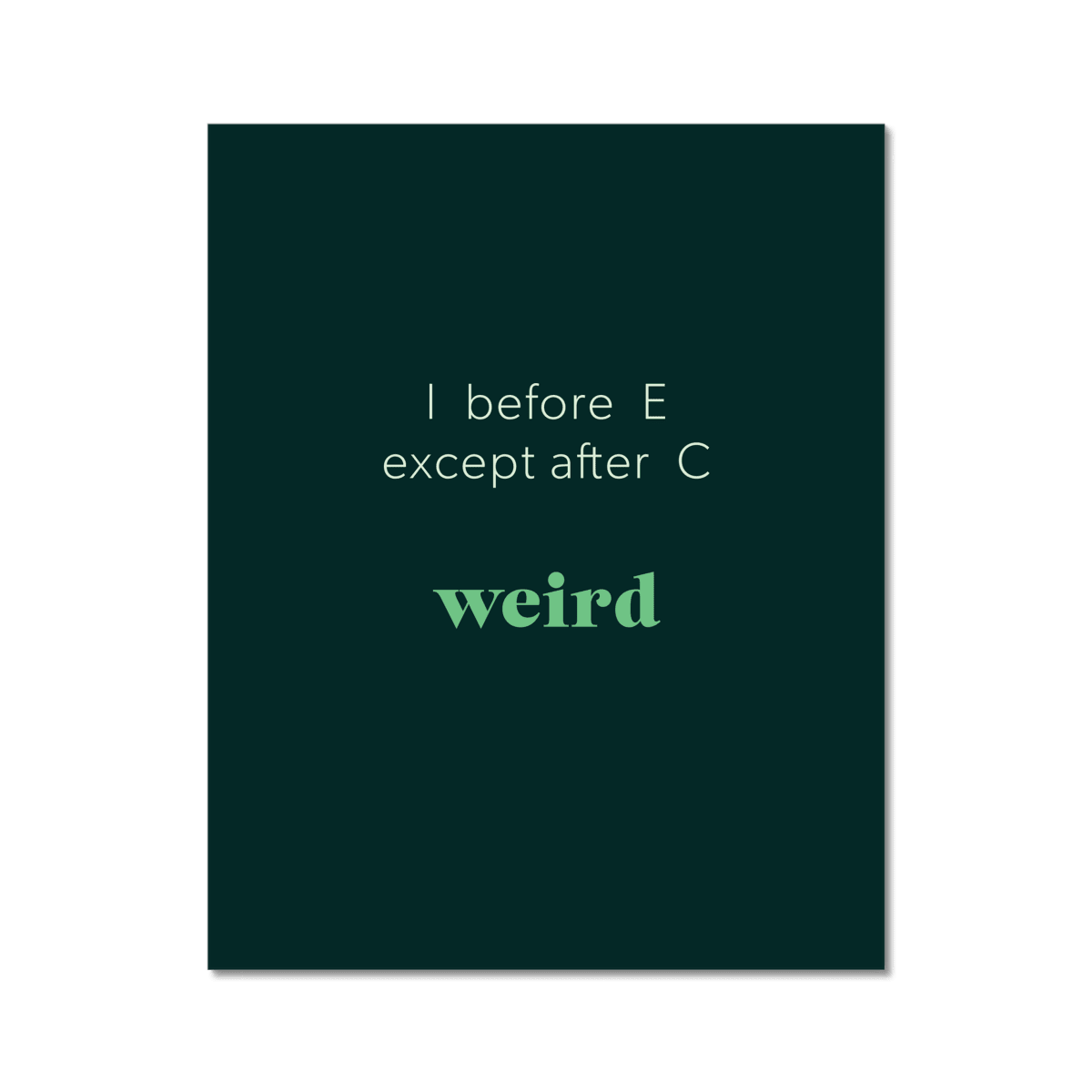 Weird 2 - Laugh Art Tile by doingly