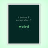 Weird 1 - Laugh Art Tile by doingly