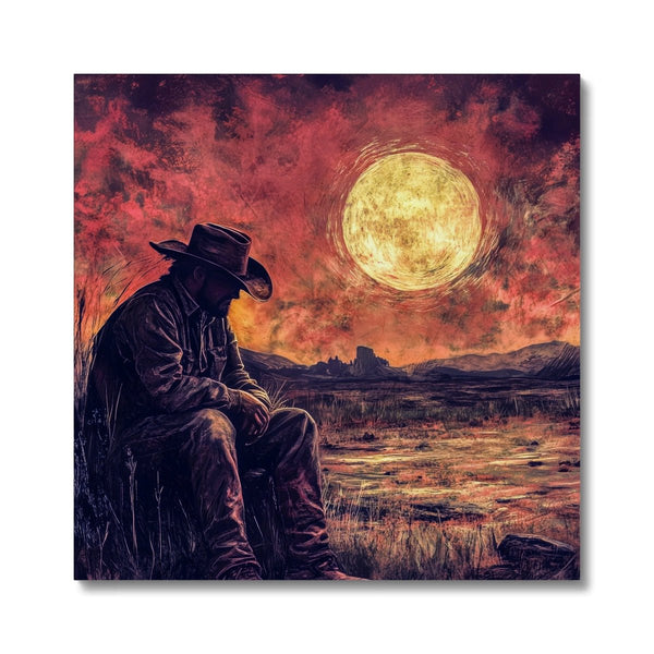 Western Twilight 7 - New Canvas Print by doingly