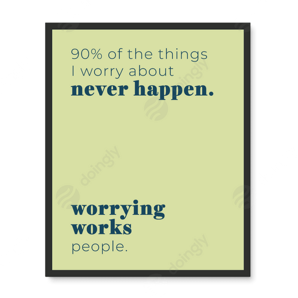 Worrying Works 1 - Digital Digital Downloads by doingly