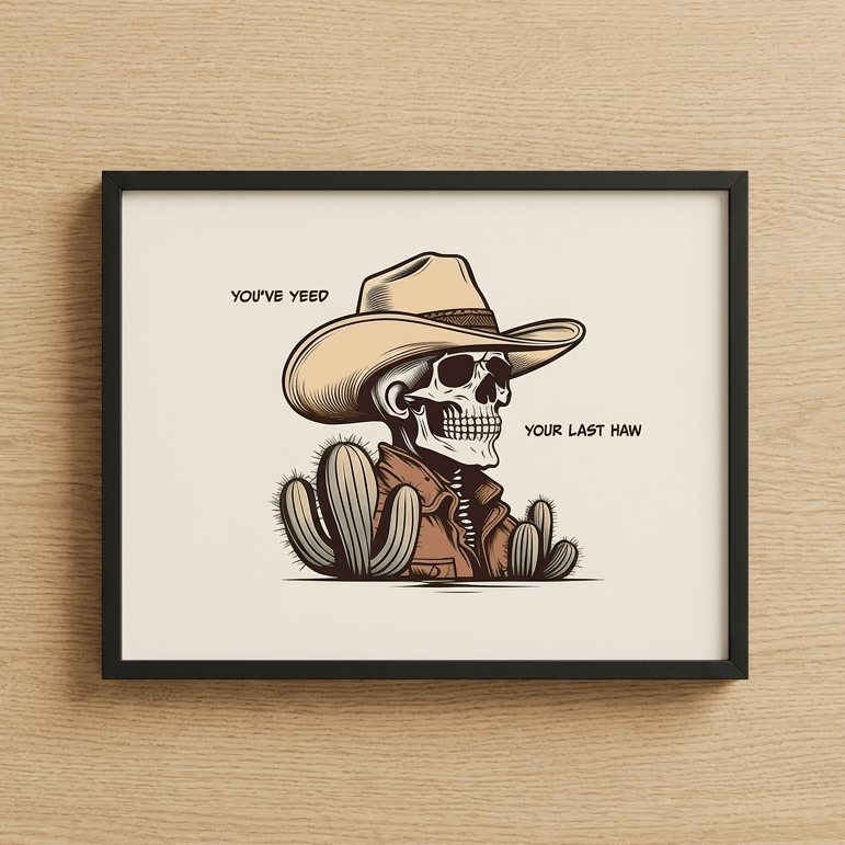 Yeed (Tile) 1 - Macabre Art Tile by doingly
