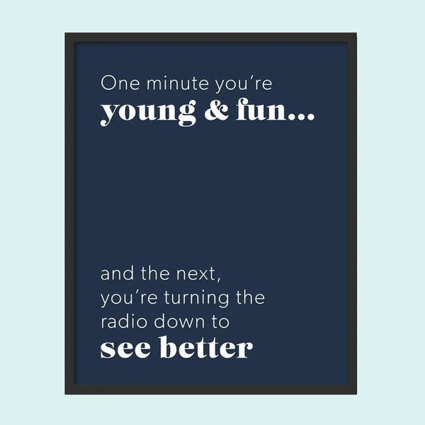 Young & Fun 1 - Laugh Art Tile by doingly