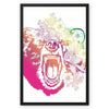 Bear Gradient 3 - Animal Canvas Print by doingly