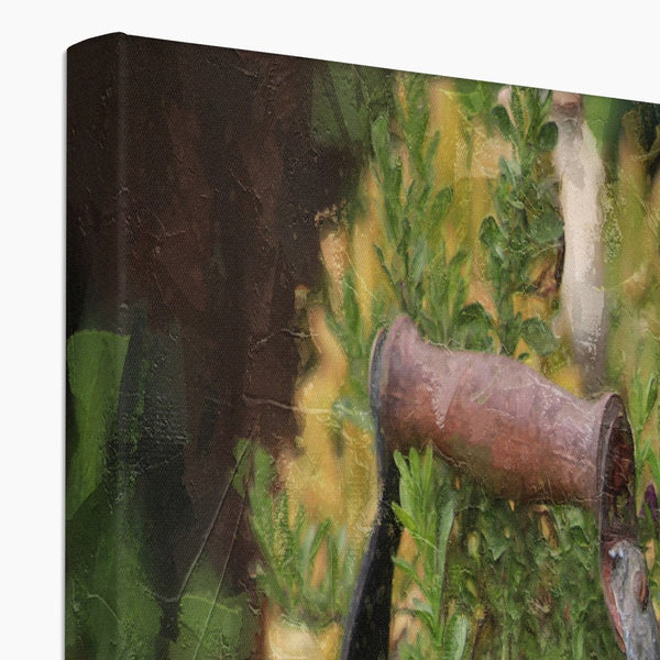 Eloquence Repurposed 3 - Close-ups Canvas Print by doingly