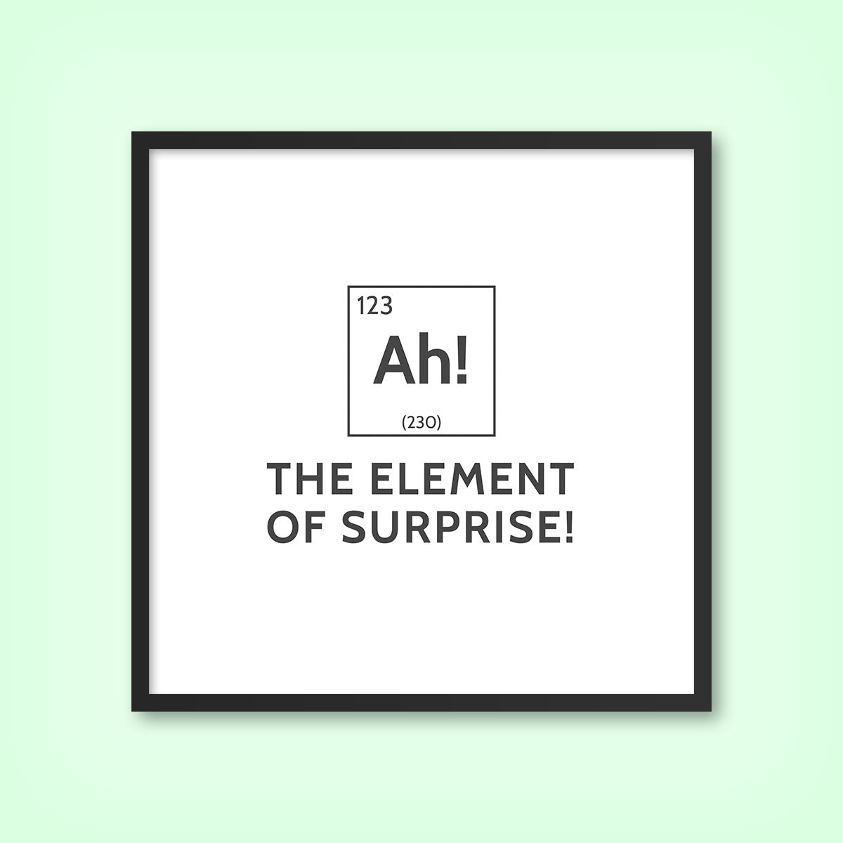 AH! (Elements) 1 - Tile Art Print by doingly