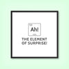 AH! (Elements) 1 - Tile Art Print by doingly