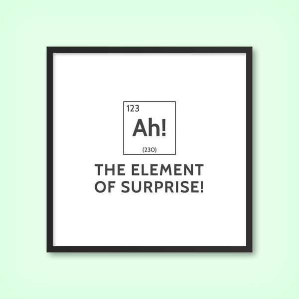 AH! (Elements) 1 - Tile Art Print by doingly