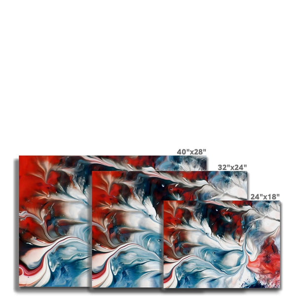 Blend 20 6 - Abstract Canvas Print by doingly