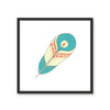 Boho Feathers A10 3 - Tile Art Print by doingly