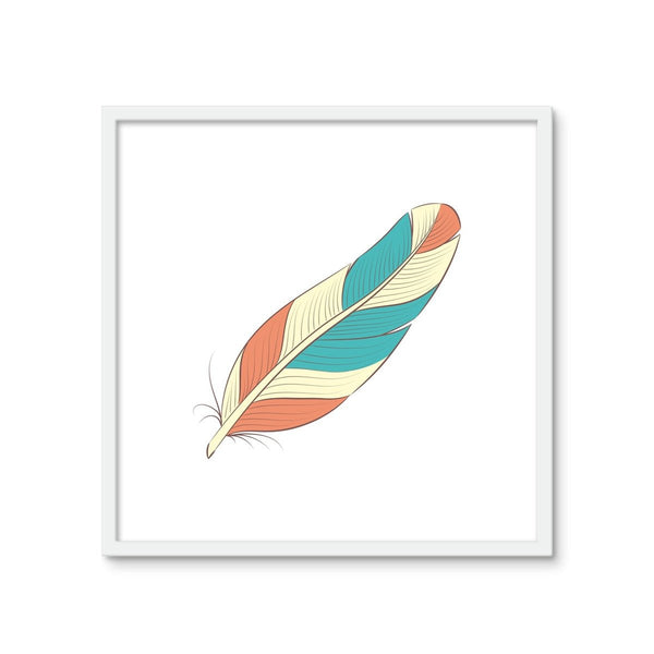 Boho Feathers A2 2 - New Art Print by doingly