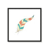 Boho Feathers A4 3 - Tile Art Print by doingly