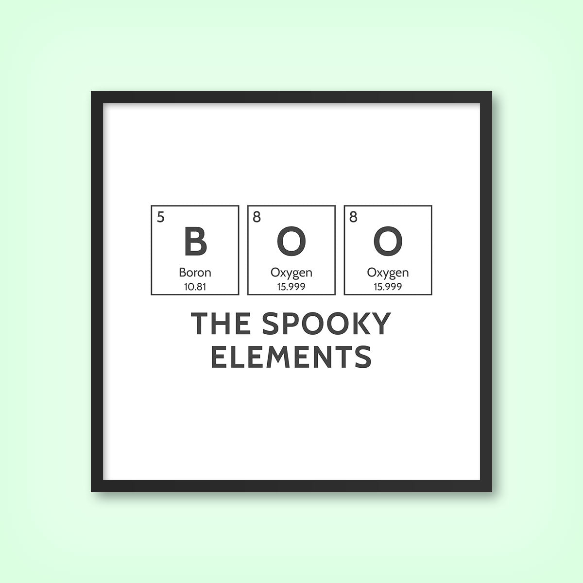 BOO (Elements) 1 - Tile Art Print by doingly