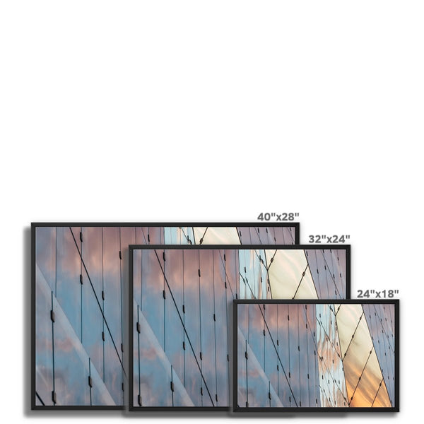 Clear Veneer 8 - Architectural Canvas Print by doingly