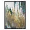 Green & Yellow Pull 4 - Abstract Canvas Print by doingly