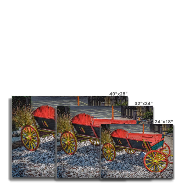 Hauled 6 - Farm Life Canvas Print by doingly