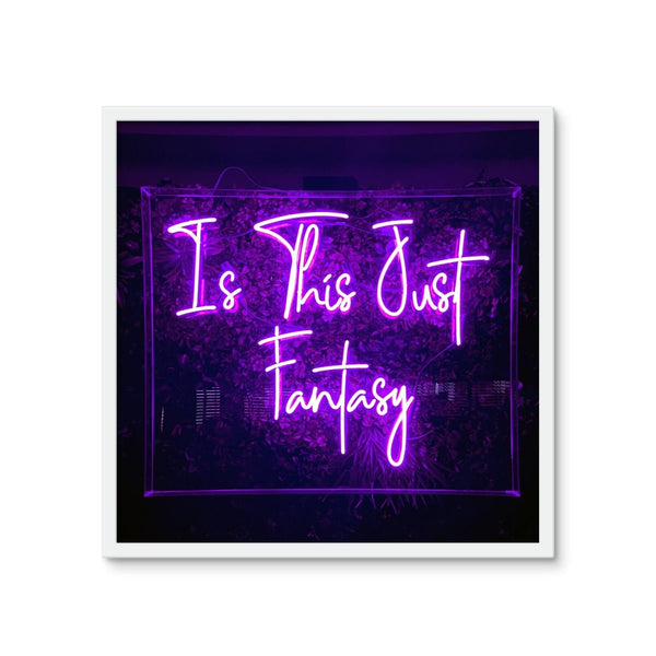 Just Fantasy (Neon Tile) 2 - Tile Art Print by doingly