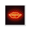 Lit Lips (Neon Tile) 2 - Tile Art Print by doingly