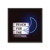 Moon Reach (Neon Tile) 3 - Tile Art Print by doingly