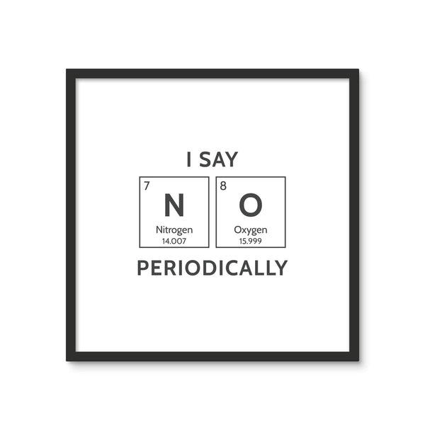 NO (Elements) 3 - Tile Art Print by doingly