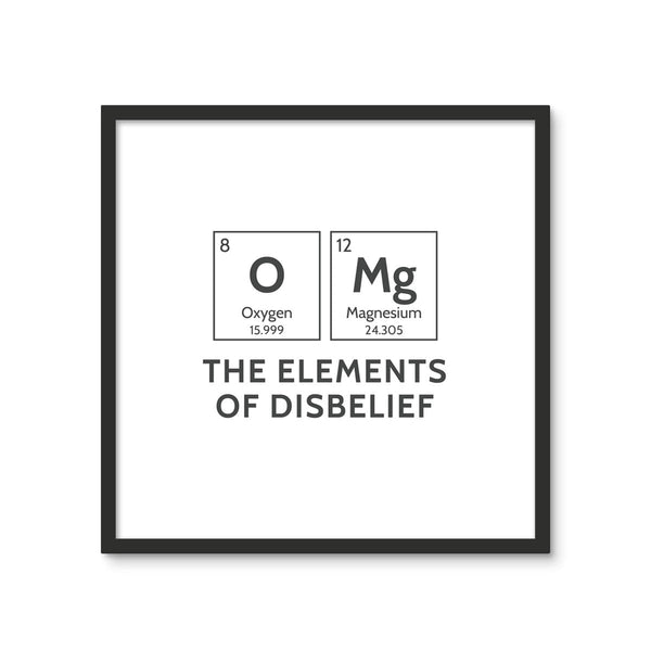 OMG (Elements) 3 - Tile Art Print by doingly