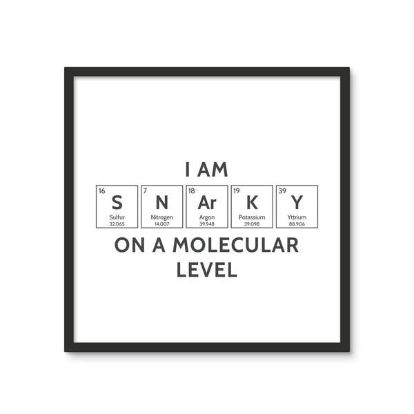 SNARKY (Elements) 3 - Tile Art Print by doingly