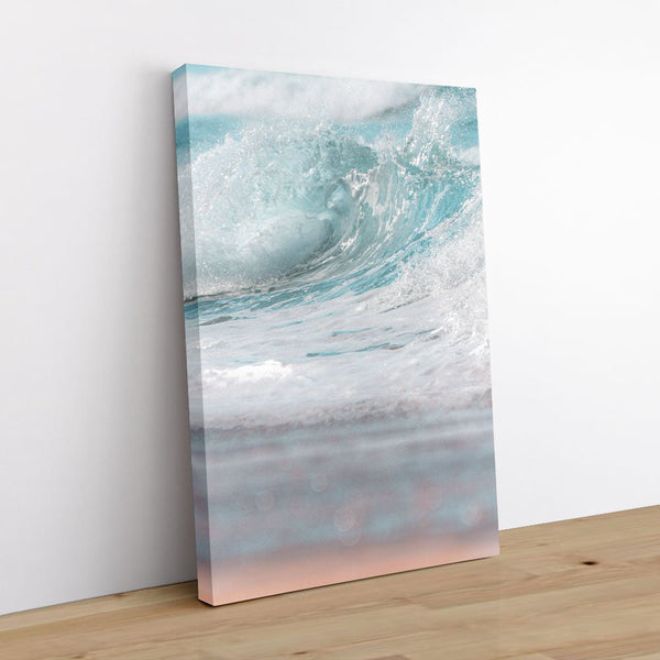 Teal & Tides 1 - Landscapes Canvas Print by doingly