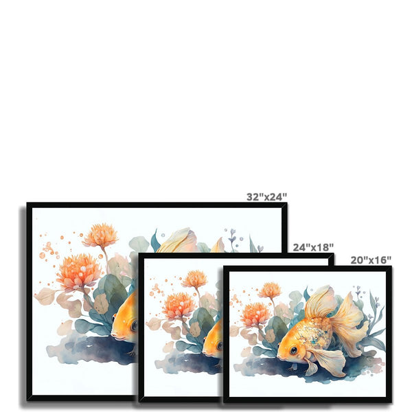 Nature's Serenity - Goldfish Blossoms 1 5 - Animal Poster Print by doingly