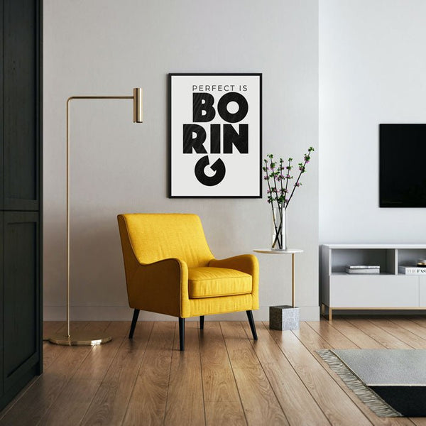 Perfect Is Boring 5 - Other Canvas Print by doingly