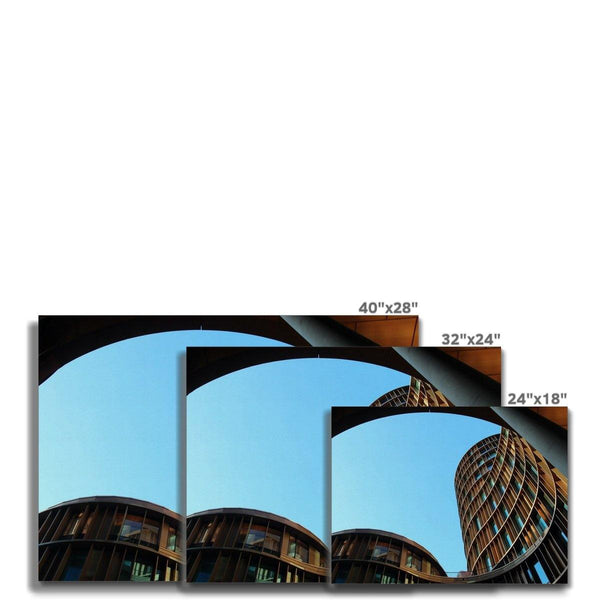 Round Resolute 7 - Architectural Canvas Print by doingly